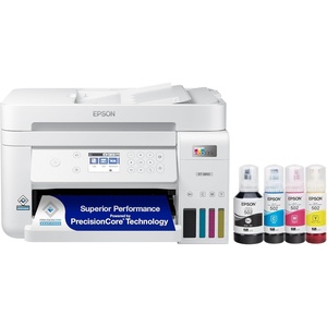 image:imageEpson EcoTank ET3850 Wireless Color AllinOne CartridgeFree Supertank with Scanner Copier ADF and Ethernet  The Perfect Printer Home OfficeWhiteET3850