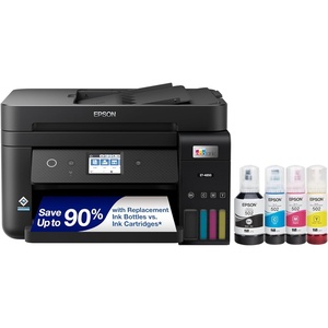 image:imageEpson EcoTank ET4850 Wireless AllinOne CartridgeFree Supertank with Scanner Copier Fax ADF and Ethernet The Perfect Office Printer  BlackET4850B