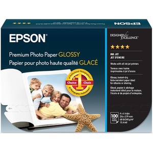 image:imageEpson Premium Photo Paper Super B size 11 x 17 Inches 20 sheets S041290 glossy finish4x6 Inches