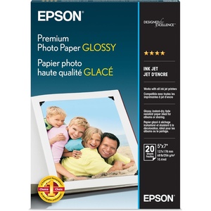 image:imageEpson Premium Photo Paper Super B size 11 x 17 Inches 20 sheets S041290 glossy finish5x7 Inches