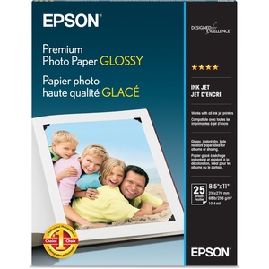 image:imageEpson Premium Photo Paper Super B size 11 x 17 Inches 20 sheets S041290 glossy finish85x11 Inches