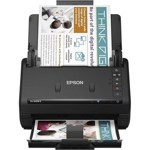 image:imageEpson Workforce ES500W II Wireless Color Duplex Desktop Document Scanner for PCand Mac with Auto Feeder ADF Scan from Smartphone or TabletES500W II  New