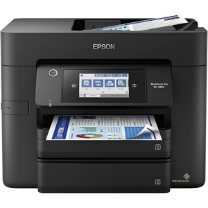 image:imageEpson Workforce Pro WF4830 Wireless AllinOne Printer Auto 2Sided Print Copy ScanFax 50Page ADF 500sheet Paper Capacity and 43 Color Touchscreen Works with Alexa  BlackWF4830