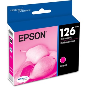 image:imageEpson 126 DURABrite Ultra Ink Yellow Cartridge for WF3520 3530 3540 520 545 630 633 635 645 7010 7510 7520 840 845 and Other Select ModelsMagenta