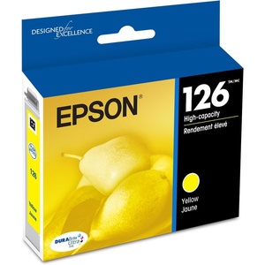 image:imageEpson 126 DURABrite Ultra Ink Yellow Cartridge for WF3520 3530 3540 520 545 630 633 635 645 7010 7510 7520 840 845 and Other Select ModelsYellow
