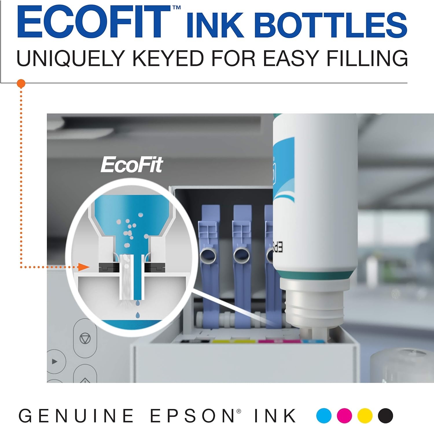 image:imageEpson 542 EcoTank Pro Ink Ultrahigh Capacity Bottle Magenta T542320S Works with ET5150 5170 5180 5800 5850 5880 16600 1665042944 Fl Oz Pack of 2