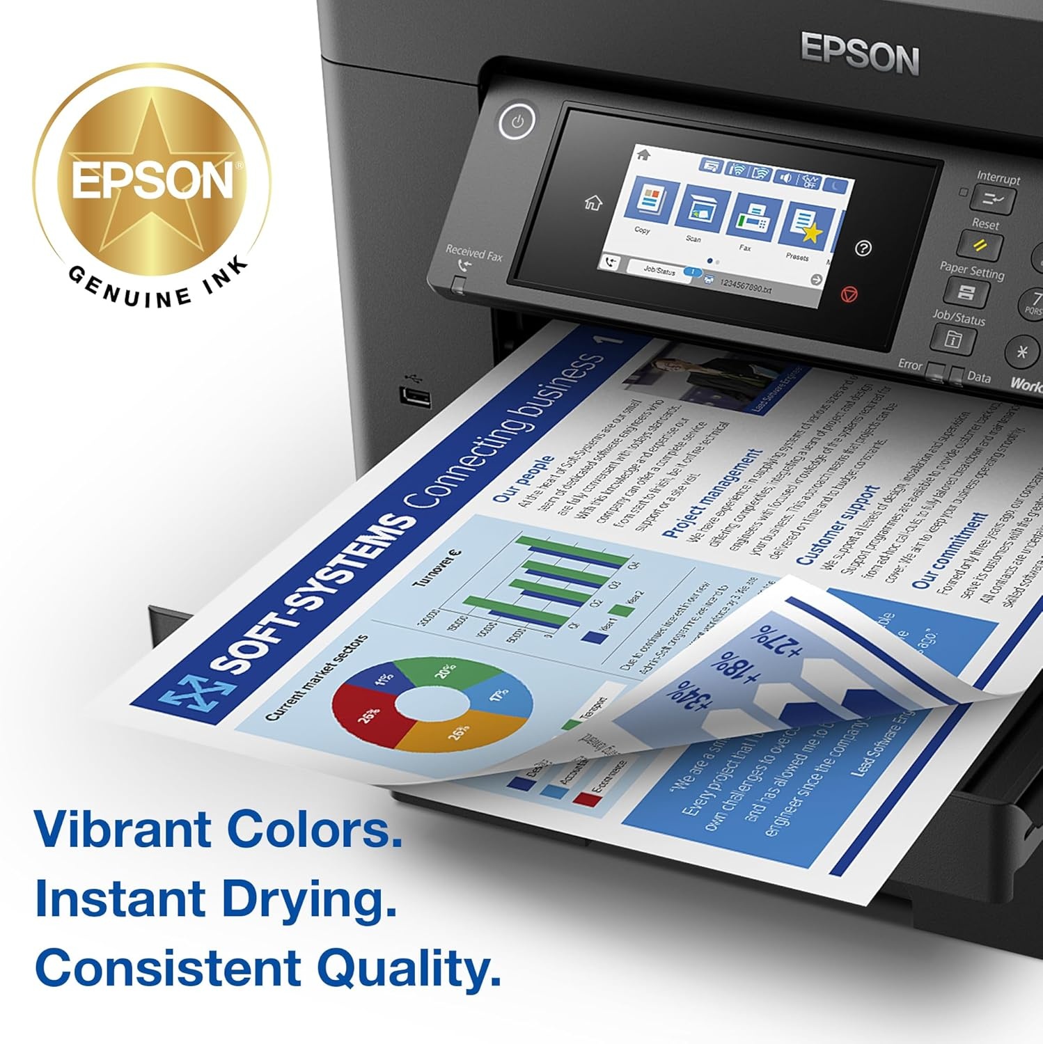 image:imageEPSON 812 DURABrite Ultra Ink Extrahigh Capacity Black Cartridge T812XXL120S Works with WorkForce Pro WF7310 7820 7840 ECC7000Extra High Capacity Pack of 2