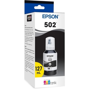 image:imageEPSON 502 EcoTank Ink Ultrahigh Capacity Bottle Black Works with ET2750 2760 2850 3750 3760 3850 4850 and other select models