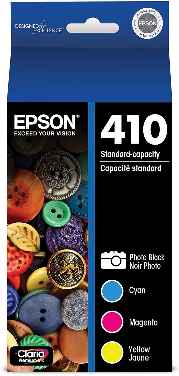 image:imageEpson 410 Claria Premium Ink Standard amp High Capacity Combo for XP Series Printers