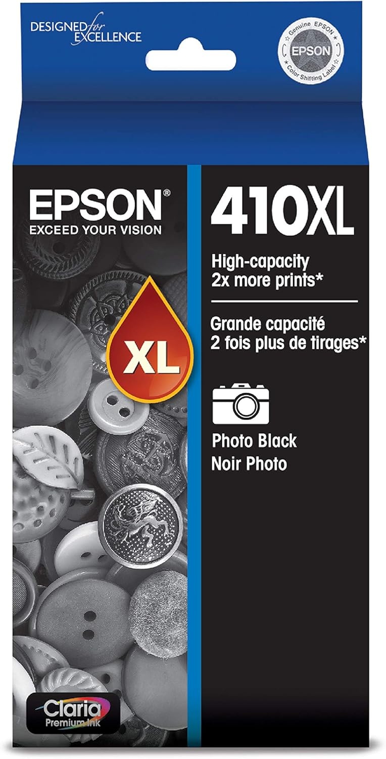 image:imageEpson 410 Claria Premium Ink Standard and High Capacity Cartridge Bundle for XP Series Printers