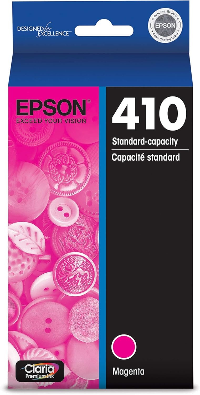 image:imageEpson 410 Ink Cartridge Black amp T410320S Claria Premium Magenta Ink