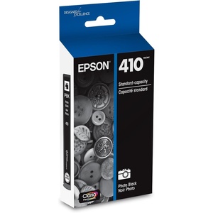 image:imageEPSON 410 Claria Premium Ink Standard Capacity Photo Black Cartridge T410120S Works with Expression XP530 630 640 7100 830