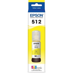 image:imageEPSON 512 EcoTank Ink Ultrahigh Capacity Bottle Black T512020S Works with ET7700 7750Yellow