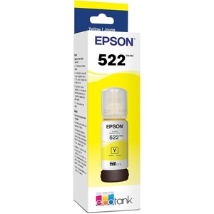 image:imageEpson 522 EcoTank Ink Ultrahigh Capacity Bottle Yellow T522420S Works with ET2400 2720 2800 2803 2840 4700 4800 4810