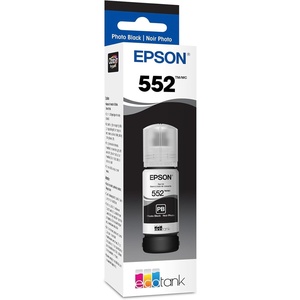 image:imageEpson 552 EcoTank Ink Ultrahigh Capacity Bottle Photo Black T552120S Works with ET8500 85501 Count Pack of 1