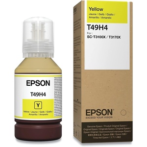 image:imageEpson T49H Ink Bottle  Yellow 140mlModel Number T49H400