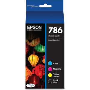 image:imageEPSON 786 DURABrite Ultra Ink Standard Capacity Black amp Color Cartridge Combo Pack T786120BCS Works with WorkForce WF5110 5190 5620 5690Combo Pack INK