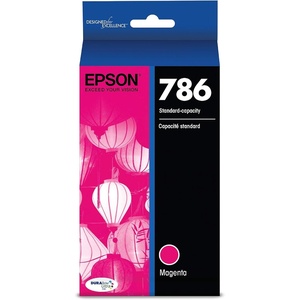 image:imageEPSON 786 DURABrite Ultra Ink Standard Capacity Magenta Cartridge T786320 Works with WorkForce WF5110 5190 5620 5690