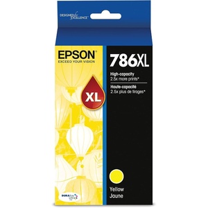 image:imageEPSON T786 DURABrite Ultra Ink High Capacity Black amp Standard Color Cartridge Combo Pack T786XLBCS for Select Workforce PrintersYellow