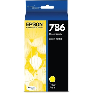 image:imageEpson 786 DURABrite Ultra Ink Standard Capacity Yellow Cartridge T786420 Works with Workforce WF5110 WF5190 WF5620 WF5690