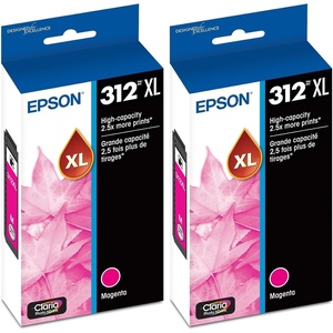 image:imageEPSON 312 Claria Photo HD Ink High Capacity Magenta Cartridge T312XL320S Works with Expression XP8500 8600 8700 150001 Count Pack of 2