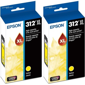 image:imageEPSON 312 Claria Photo HD Ink High Capacity Yellow Cartridge T312XL420S Works with Expression XP8500 8600 8700 150001 Count Pack of 2