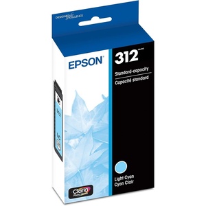 image:imageEPSON 312 Claria Photo HD Ink Standard Capacity Light Cyan Cartridge T312520S Works with Expression XP8500 8600 8700 15000
