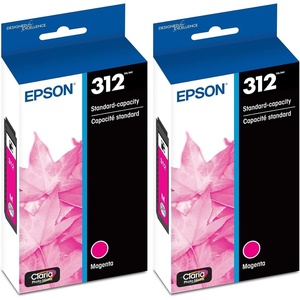 image:imageEPSON 312 Claria Photo HD Ink Standard Capacity Magenta Cartridge T312320S Works with Expression XP8500 8600 8700 150001 Count Pack of 2