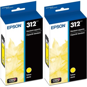 image:imageEPSON 312 Claria Photo HD Ink Standard Capacity Yellow Cartridge T312420S Works with Expression XP8500 8600 8700 150001 Count Pack of 2