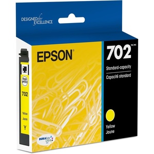 image:imageEPSON 702 DURABrite Ultra Ink Standard Capacity Yellow Cartridge T702420S Works with WorkForce Pro WF3720 3730 37331 Count Pack of 1